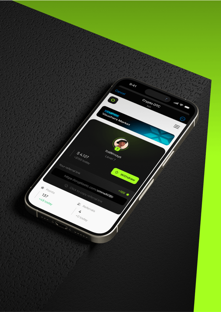 Дизайн Telegram mini app